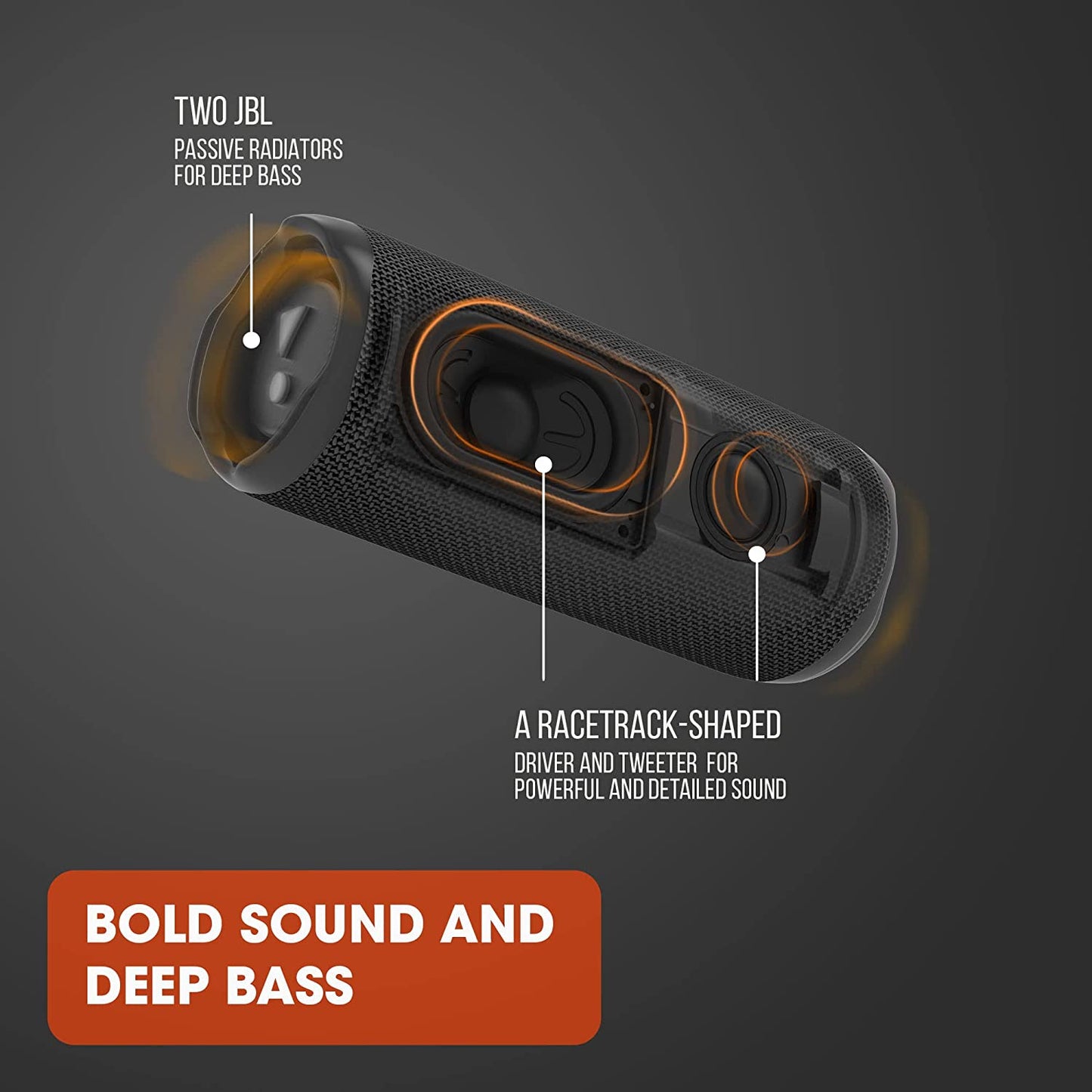 Flip 6 - Portable Bluetooth Speaker, Powerful Sound and Deep Bass, IPX7 Waterproof, 12 Hours of Playtime, Partyboost for Multiple Speaker Pairing for Home, Outdoor and Travel (Black)