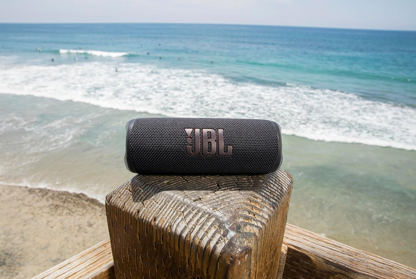 Flip 6 - Portable Bluetooth Speaker, Powerful Sound and Deep Bass, IPX7 Waterproof, 12 Hours of Playtime,  Partyboost for Multiple Speaker Pairing for Home, Outdoor and Travel (Black)