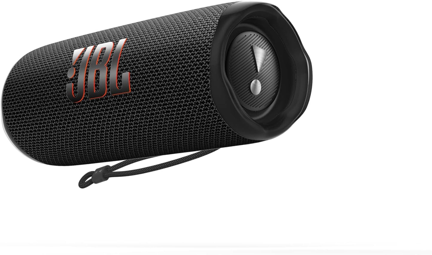 Flip 6 - Portable Bluetooth Speaker, Powerful Sound and Deep Bass, IPX7 Waterproof, 12 Hours of Playtime,  Partyboost for Multiple Speaker Pairing for Home, Outdoor and Travel (Black)